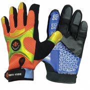 Impacto Anti-Vibration Gloves, M, Black/ Orange, PR BGHIVISM