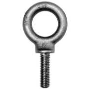 KEN FORGING Machinery Eye Bolt Without Shoulder, 1/2"-13, 1-1/2 in Shank, 1-3/16 in ID, 316 Stainless Steel K2005-316SS