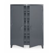 Strong Hold 12 ga. ga. Steel Storage Cabinet, 36 in W, 78 in H, Stationary 36-DS-248