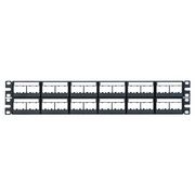 Panduit Patch Panel, Mini-Com, Rack Mt, 48 Port CPPL48WBLY