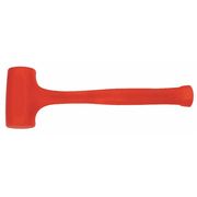 Stanley 21 oz. Soft Face Dead Blow Hammer. 12 3/4 in L, 2 in Face Dia, Steel, Orange 57-532