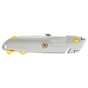 Stanley Quick-Change Retractable Blade Metal Utility Knife with Blades Included (3-Piece) 10-499