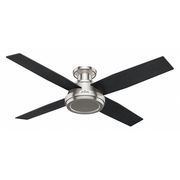 Hunter Decorative Ceiling Fan, Low Pro, 52" Blade Dia., 1 Phase, 120 59247