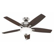 Hunter Decorative Ceiling Fan, 52" Blade Dia., 1 Phase, 120 53312