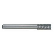 Cle-Line Carbide Bur, 1845 SA-5 CLE-SA Cylindrical Bur w/o End Cut Double Cut 1/2"x1/4" Hardened Steel Shank C17555