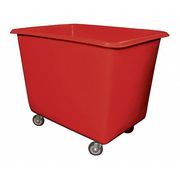 Royal Basket Trucks Cube Truck, 1 cu. yd., 800 lb. Cap, Red G12-RDX-PGA-4UNN