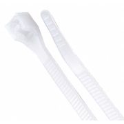 Gardner Bender Cable Ties, Double Lock Design, 8 in L, 11/64 in W, 75 lb, Natural, Nylon 6/6, 1000 PK 46-308MN