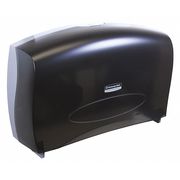 Kimberly-Clark Professional Essential™ Cored Jumbo Roll Toilet Paper Dispenser (09551), Black, 20.43" x 13.12" x 5.8" (Qty 1) 09551
