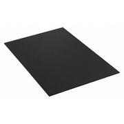 Partners Brand Plastic Corrugated Sheets, 48" x 96", Black, 10/Bundle PCS4896B