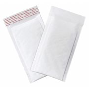 Partners Brand Self-Seal Bubble Mailers, #000, 4" x 8", White, 500/Case B851WSS