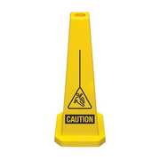 Cortina Safety Products Lamba Cones, 36", Yellow Caution 03-600-11A