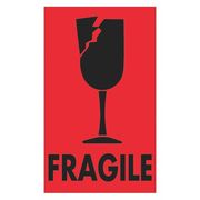 Tape Logic Tape Logic® Labels, "Fragile", 3" x 5", Fluorescent Red, 500/Roll DL1076