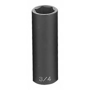 Grey Pneumatic 1/2" Drive Impact Socket Chrome plated 2024D