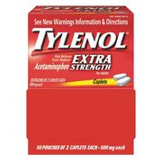 Tylenol Tylenol ExtraStrengthCaplets, 2 Pack, PK50 44910