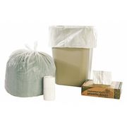 Stout 13 gal Biodegradable Trash Bags, 24 in x 30 in, Medium-Duty, 0.7 mil, White, 120 PK G2430W70
