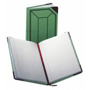 Boorum & Pease Green Record Account Book, 12-1/2" x 7-5/8", 300 Pg 67 1/8-300-R