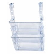 Deflecto Wall File, 3 Pocket, Clear, PK3 73501RT