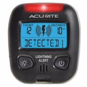 Acurite Lightning Detector, 2-13/16" H, 2-1/2" W 02020CA1