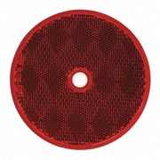 Buyers Products 3.1875 Inch Red Round DOT Bolt-On Reflectors 5623316