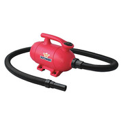 Xpower 2 HP, 100 CFM, 8 Amps, 2-in-1 Pro-At-Home Force Air Pet Dryer + Vacuum B-2 PINK