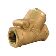 Milwaukee Valve 1" FNPT Bronze Swing Y Check Valve 515Y 1