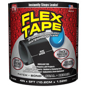 Flex Seal Rubberized Tape, Black, 4" TFSBLKR0405