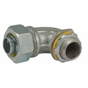 Raco Noninsulated Connector, 3/4 In., 90 Deg 3423