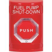 Safety Technology International Fuel Pump Shutdown Push Button, Red, SPDT SS2009PS-EN