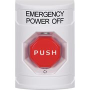 Safety Technology International Emergency Power Off Push Button, 3-1/4" W SS2309PO-EN