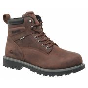 Wolverine Size 13 Men's 6" Work Boot Steel Work Boot, Dark Brown W10633