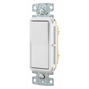 Zoro Select Wall Switch, White, 1-Pole Type, 1 to 2 HP RSD115W