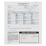 Jj Keller Vehicle Inspection Form, Carbonless, PK10 4024613