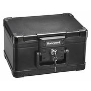 Honeywell Fire Rated Chest Safe, 0.15 cu ft, 18.3 lb, Key Lock 1101