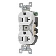 Zoro Select 20A Duplex Receptacle 125VAC 5-20R WH 5362BW