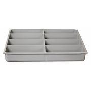 Durham Mfg Compartment Drawer Insert with 8 compartments, Polypropylene, 2" H x 13-3/8 in W 229-95-08-IND