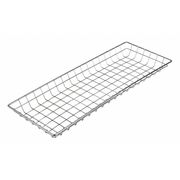 Marlin Steel Wire Products Silver Rectangular Storage Basket, Steel 127-12