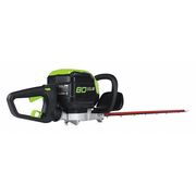 Greenworks Pro Hedge Trimmer, 26 in L 80 V 2.0Ah Lithium-ion 25cc Electric GHT80321