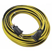 Power First 50 ft. Extension Cord 12/3 Gauge YL/BK 52NY25