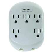 Power First Surge Protector Plug Adapter, 5 Outlets 52NY44