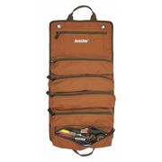 Bucket Boss Tool Pouch, Wrench Roll, Brown, Canvas, 6 Pockets 74004