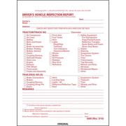Jj Keller Detailed Vehicle Inspection Report, PK250 3680