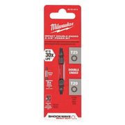 Milwaukee Tool SHOCKWAVE T20/T25 Impact Double Ended Bit 48-32-4313