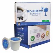 Iron Brew Coffee, 0.12 oz. Net Weight, Ground, PK12 C-1CT-12DCFSS