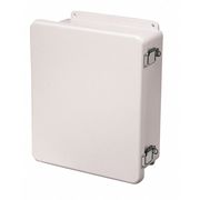 Wiegmann Fiberglass Enclosure, 17.69 in H, 16 in W, 10.31 in D, 12, 4X, 6P, Hinged HW-WHJ181608CHQRWW