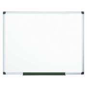 Mastervision 35-13/32"x47-13/64" Magnetic Steel Dry Erase Board, Aluminum Frame MA0507170