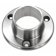 Lavi Industries Wall Flange, SS, 1-1/16" H, 3" L 49-510/1H