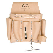Clc Work Gear Tool Pouch, Tool Pouch, Tan, Leather, 8 Pockets 521