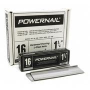 Powernail Collated Flooring Nail, 1-3/4 in L, 16 ga, L-Head Head, 5000 PK L175165