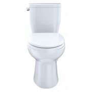 Toto Tank Toilet, 1.28 gpf, E-Max, Floor Mount, Elongated, Cotton CST244EF#01