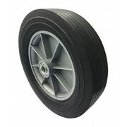 Zoro Select Solid Wheel, Ribbed, 12" Dia., 3 1/4" Hub L 53CM93
